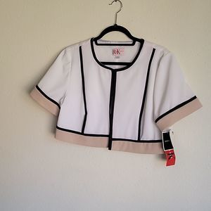 NWT R&K COVER dress size 12 black white